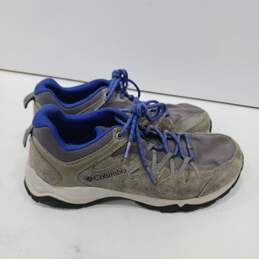 Columbia Women's Gray Suede Hiking Sneakers Size 9 alternative image