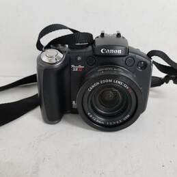 UNTESTED Canon Powershot S5 IS 8MP Digital Bridge Point & Shoot Camera