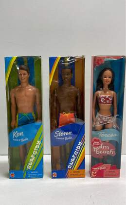 2001 Mattel Barbie Surf City Bundle Lot Of 3 Dolls IOB