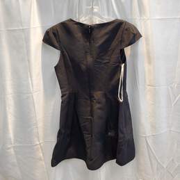 Halston Heritage Black Silk/Cotton Blend Dress NWT Size 8 alternative image
