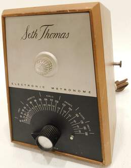 VNTG Seth Thomas Brand Electronic Metronome w/ Attached Power Cable