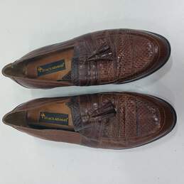 Men's Stacy Adams Genuine Snakeskin Shoes Size 11.5