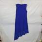 Tommy Bahama Cobalt Blue Cotton Hi-Low Tea Length Dress WM Size M NWT image number 2