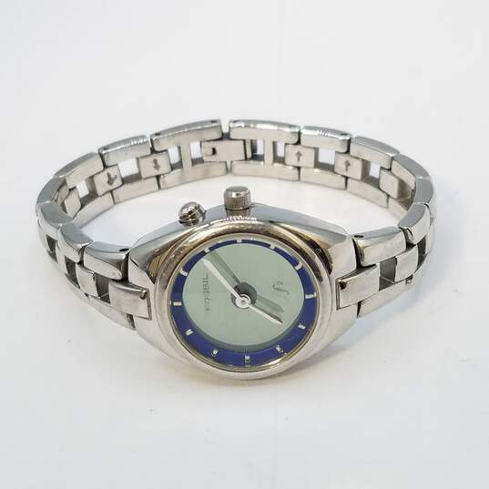 Vintage Fossil Classic f2 23mm Case Stainless Steel Ladies Quartz Watch image number 2