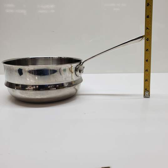 ALL CLAD STAINLESS STEEL STRAINER/STEAMER POT image number 2
