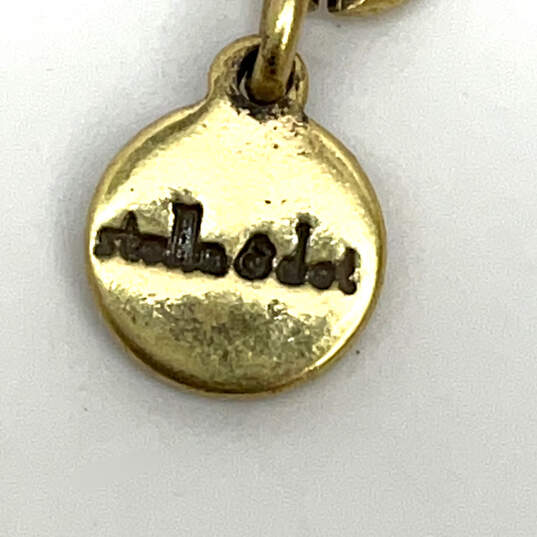 Designer Stella & Dot Gold-Tone Crystal Cut Stone Statement Necklace image number 4