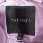 Women’s Talbots Faur Fur Trimmed Puffer Jacket Sz L image number 3