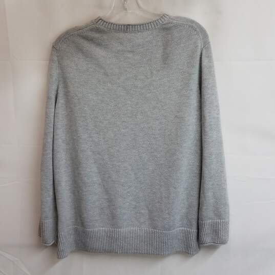 Ella Moss Long Sleeve Pullover Knit Sweater Women's Size L image number 2