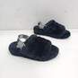 Ugg Fluff Yea Slide Style  Black Sandal Size 8 image number 2
