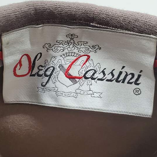 Oleg Cassini Brown Faux Fur Vintage 60s Hat image number 3