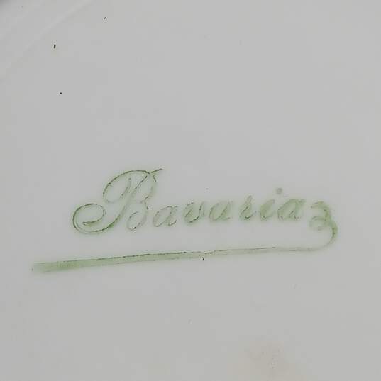 2 Bavarian Saucer Plates w/ Floral Design image number 4