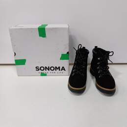Sonoma Women's Margarita Black Bootie Style Boots Size 8 IOB