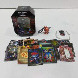 Five Nights at Freddy's Freddy Fazbear Collector's Tin With Cards, Dog Tag, And Keychain