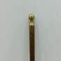 Vintage Brass Knob Carved Wood Walking Stick Cane Concealed Pool Cue image number 3