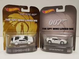 Hot Wheels James Bond The Spy Who Loved Me Diecast Bundle Lot of 2 NIP