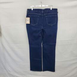NYDJ Blue Cotton Blend Ellison HR Straight Quinn Jeans WM Size 18 NWT alternative image