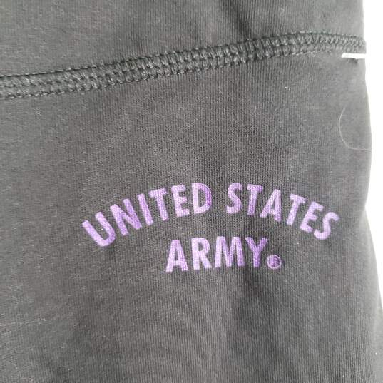 Womens Dri Fit United States Army Elastic Waist Pull-On Cropped Leggings Size M image number 3