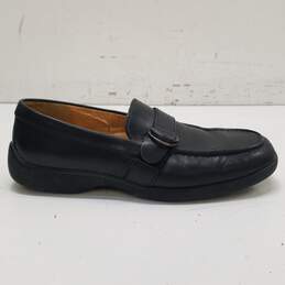 Polo By Ralph Lauren Black Leather Loafers Shoes Men's Size 8 D