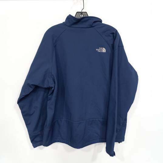 The North Face Apex Men's Blue Full Zip Mock Neck Jacket Size XL image number 2