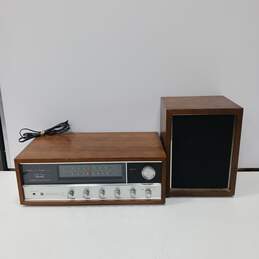 Vintage Retro 1973 Jcpenney Penncrest Model 6912a Stereo Receiver& Speaker