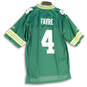 Mens Green Yellow Green Bay Packers Brett Favre #4 NFL Football Jersey Size L image number 2