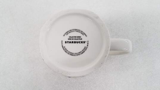 Starbucks New York City Relief Collection 16oz Mug Raised Skyline Taxi 2012 image number 4