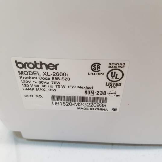 Brother Sewing Machine XL-2600i image number 8