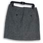 Eddie Bauer Womens Gray Flat Front Slash Pocket Mini Skirt Size 6 image number 2