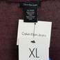 Calvin Klein Women's Wine Maroon Lightweight Long Sleeve Cardigan Sweater Size XL image number 3