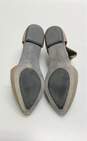 Eileen Fisher Beige Ankle Zip Flat Sandal Women 8 image number 7