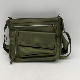 Tommy Bahama Womens Green Inner Pockets Adjustable Strap Crossbody Bag alternative image