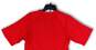 Mens Red Crew Neck Short Sleeve Stretch Pullover T-Shirt Size Medium image number 4