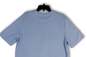 Mens Blue Crew Neck Short Sleeve Regular Fit Pullover T-Shirt Size Medium image number 4