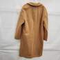 Topshop Women's Brown Polyester Blend Double Breasted Overcoat Size 10 NWT image number 2