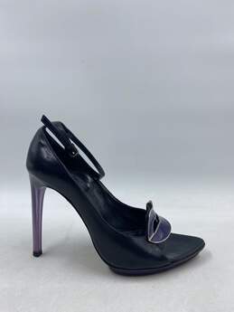 Authentic Yves Saint Laurent Purple Heel W 5.5