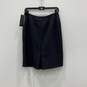 NWT Anne Klein Womens Navy Blue Blazer And Skirt 2 Piece Suit Set Size 4 image number 4