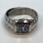 Designer Kenneth Cole Silver Tone C275-04-KC3520 Square Analog Wristwatch image number 1