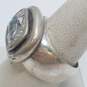 Sterling Silver Crystal Sz 8.5 Ring 17.0g image number 3