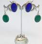 925 Larimar & Malachite Artisan Jewelry 18g image number 1