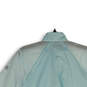 NWT Womens Blue Long Sleeve Mock Neck Full-Zip Windbreaker Jacket Size M image number 4