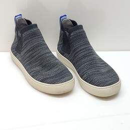 Rothys The Chelsea Graphite Melange Sneakers Size 5.5