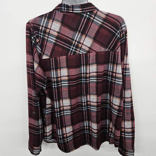 Vanity Red Plaid Button Up image number 2