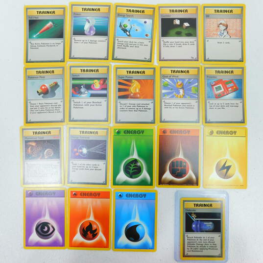 Pokemon TCG Lot of 19 Vintage Trainer & Energy Cards No Dupes image number 1