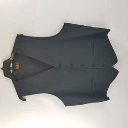 Cornel Men Black Suit Sleeveless Vest L