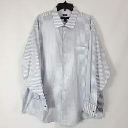 Pronto Uomo Men Stripe Dress Shirt NWT sz 18.5