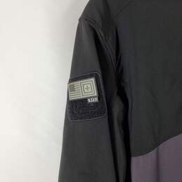 5.11 Tactical Men Black Half Zip Tech Jacket sz XL