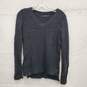 Ellus Tricot WM's 100% Acrylic Black Knit V-Neck Sweater Size S/P image number 1