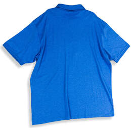 NWT Mens Blue Heather Spread Collar Short Sleeve Polo Shirt Size 3XLT alternative image