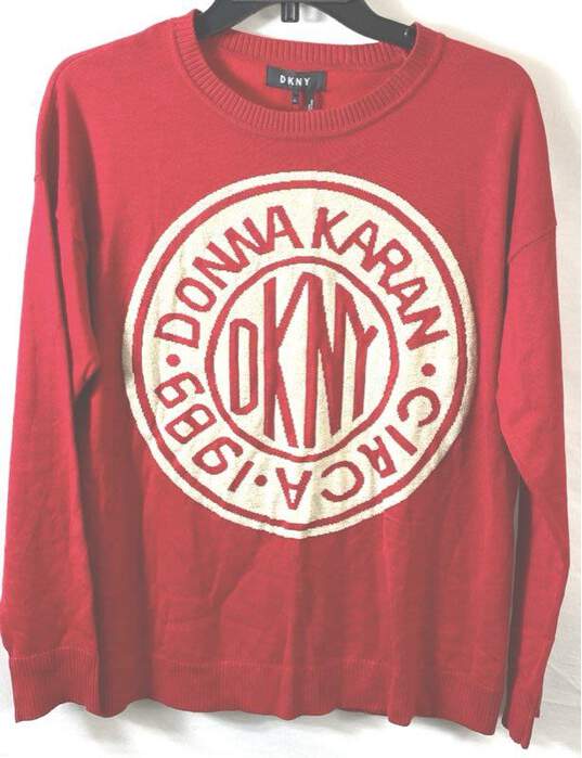 DKNY Red Long Sleeve - Size SM image number 1