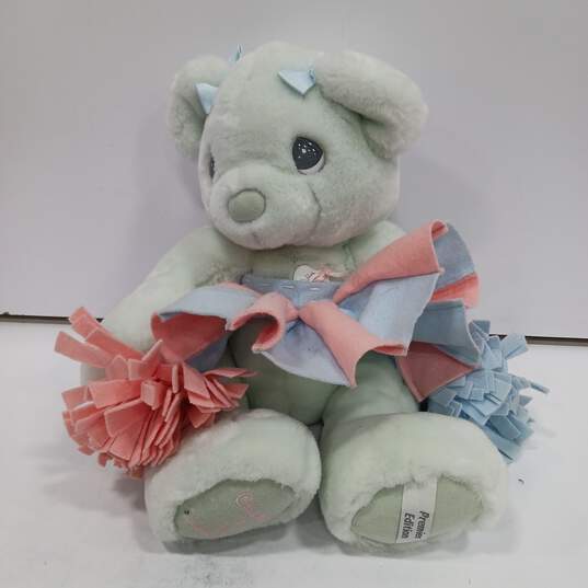 Precious Moments Light Blue & Pink Bear Premier Edition image number 1